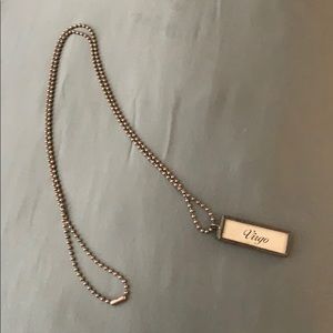 Virgo silver chain necklace